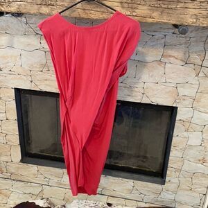 Allsaints faux wrap silk 